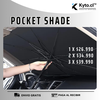 POCKET SHADE: Sombrilla para autos