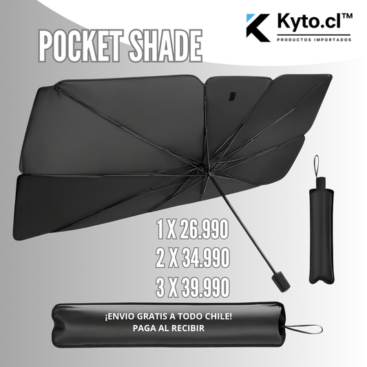 POCKET SHADE: Sombrilla para autos